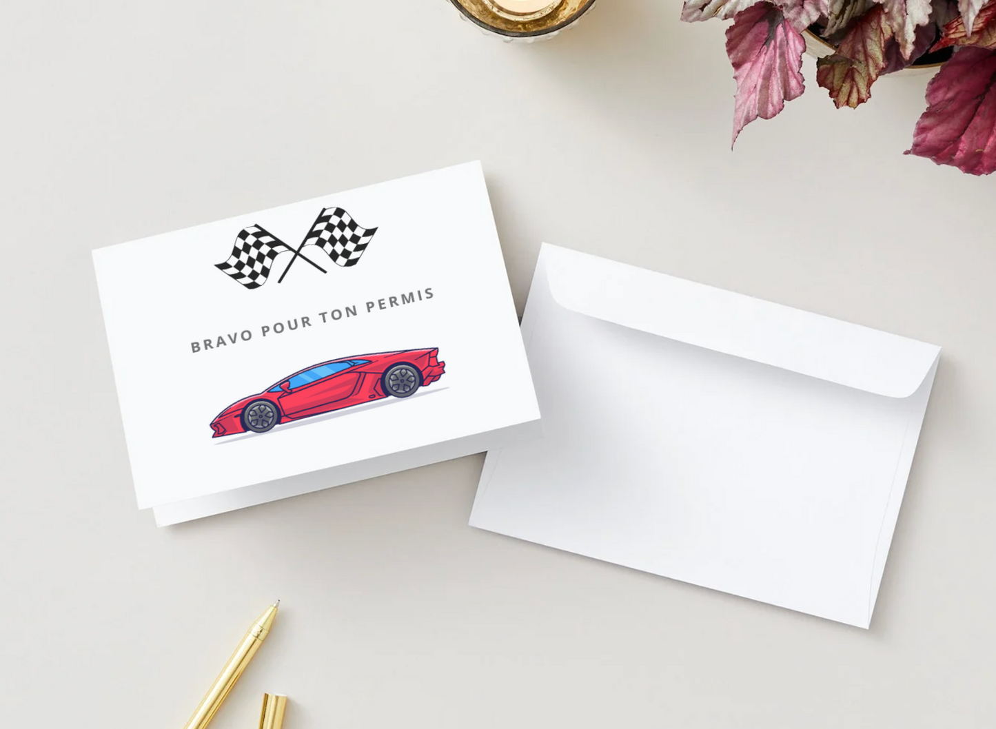 Félicitations pour ton permis