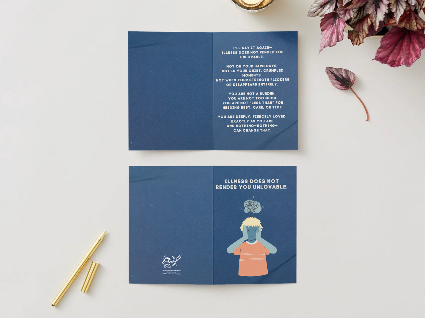 Mental Health Support Card