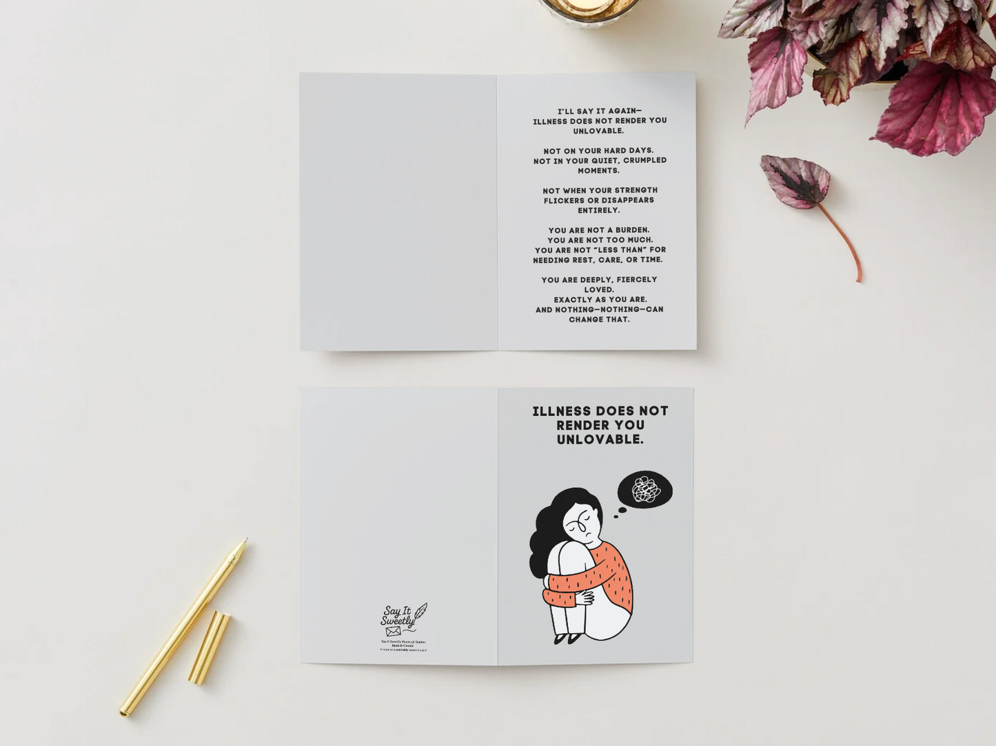 Mental Health Support Card