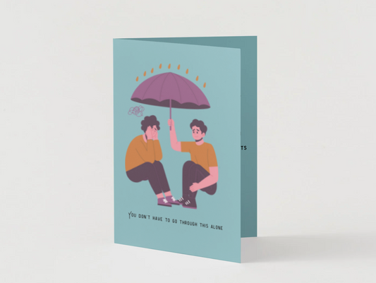 Mental Health Support Greeting Card
