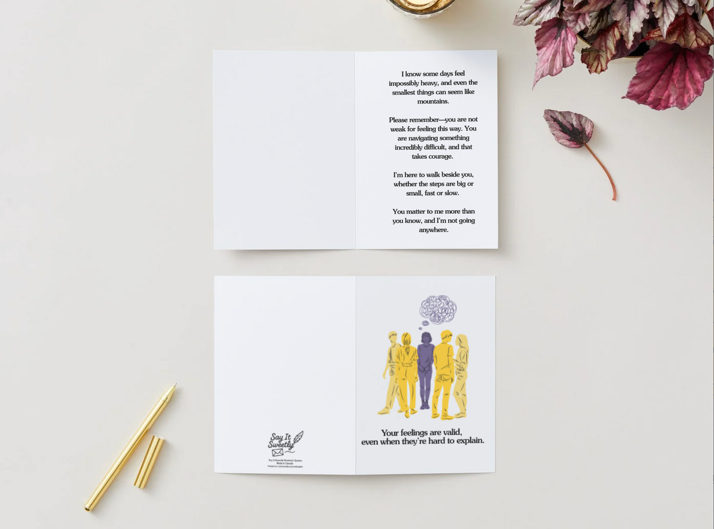 Mental Health Support Card