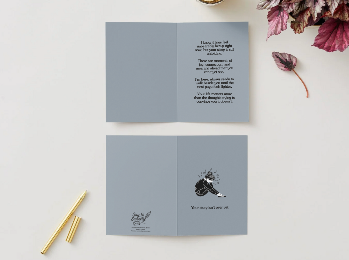 Mental Health Support Card