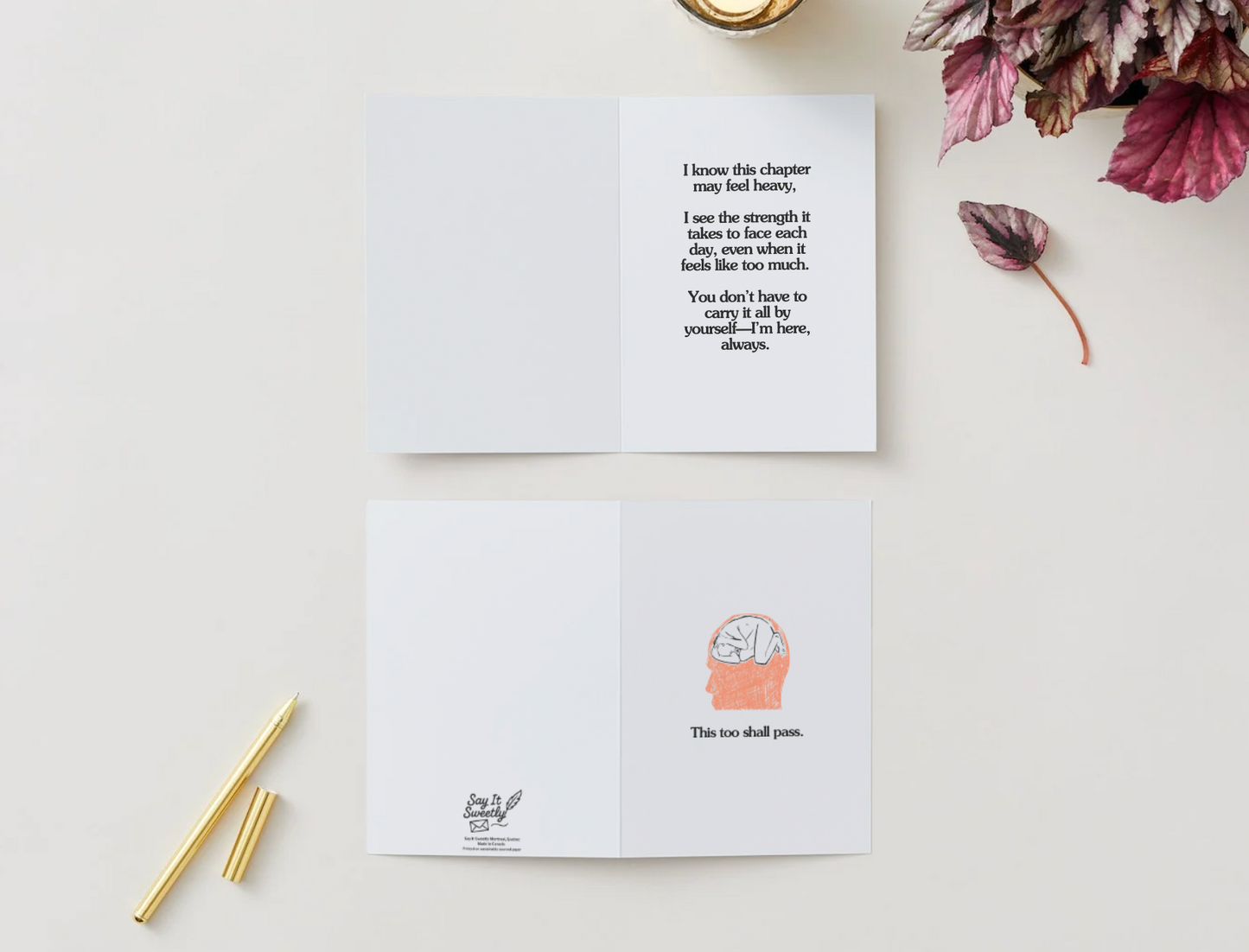 Mental Health Support Card