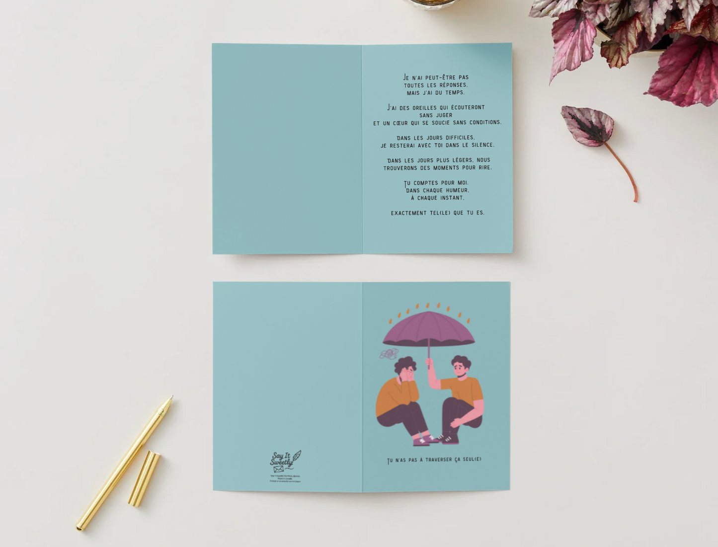 Carte de soutien en santé mentale