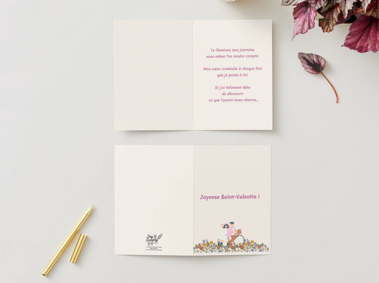 Carte de Saint-Valentin