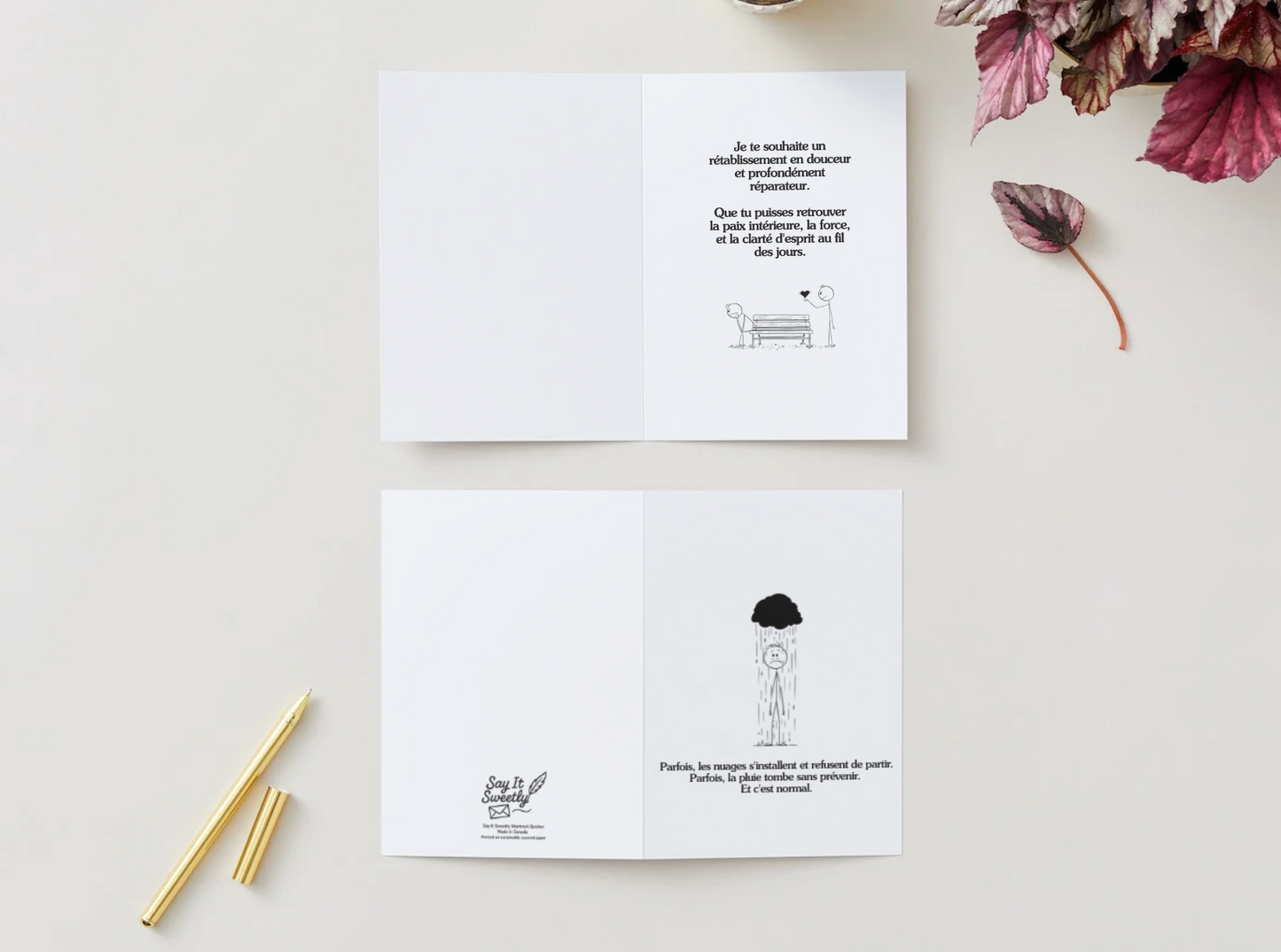 Carte de soutien en santé mentale