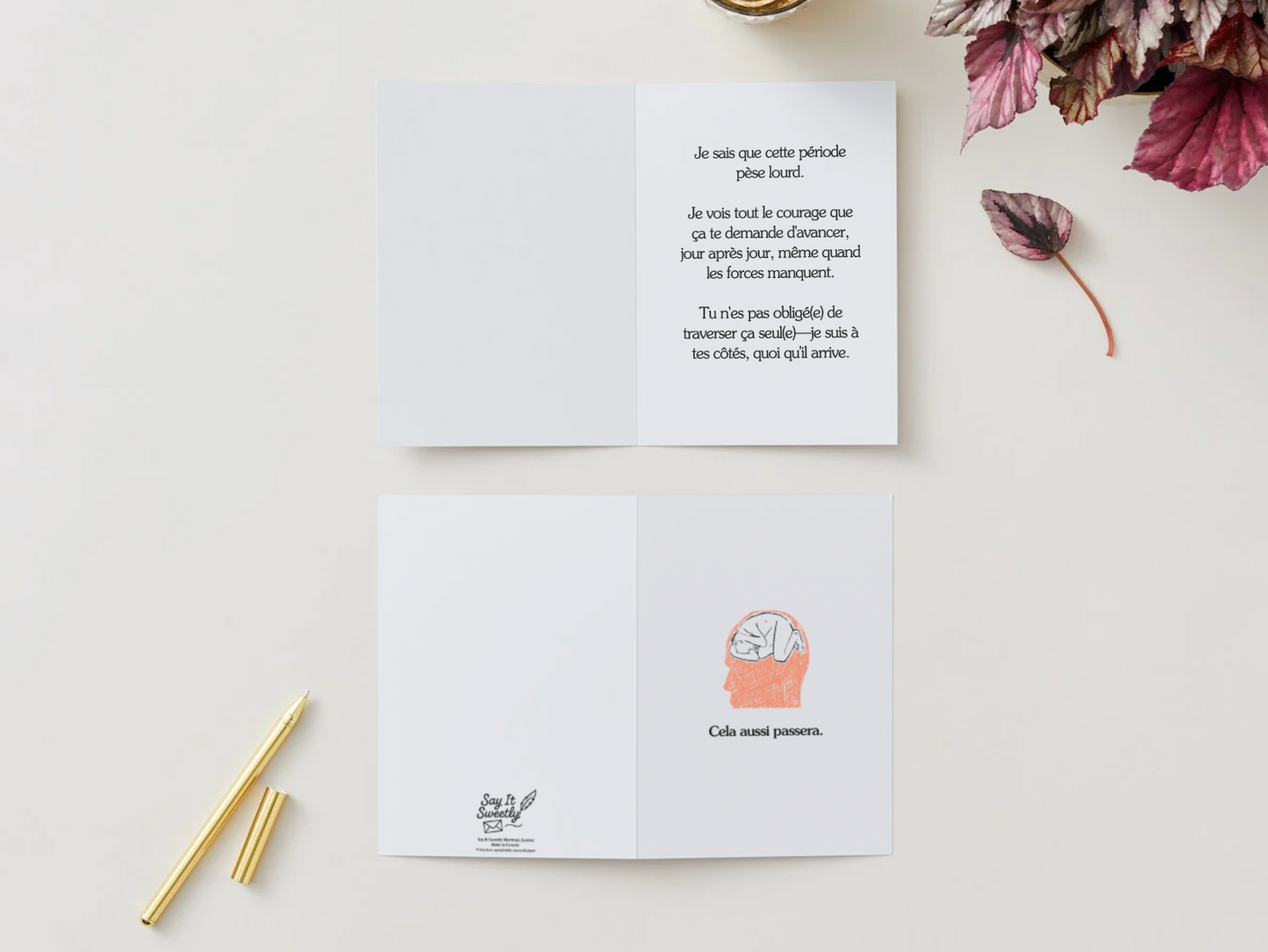 Carte de soutien en santé mentale