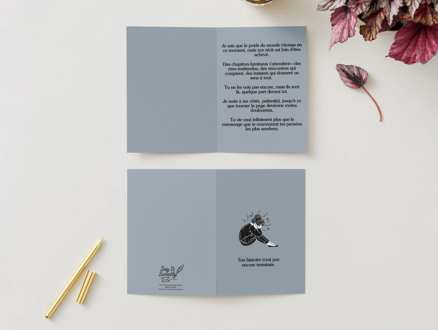 Carte de soutien en santé mentale