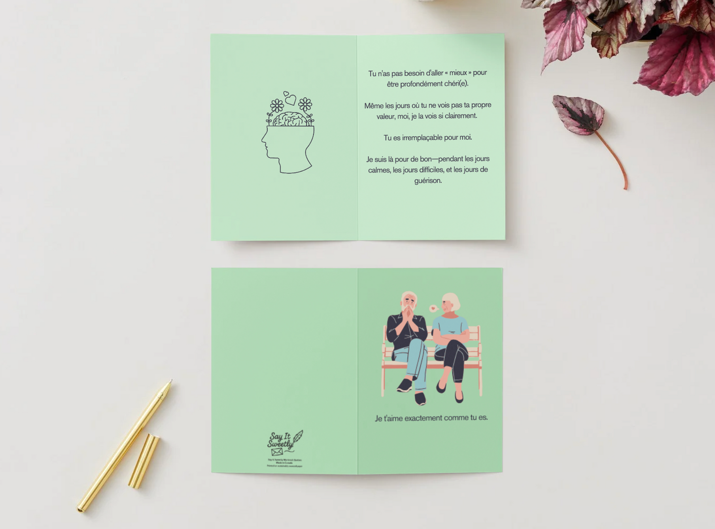 Carte de soutien en santé mentale