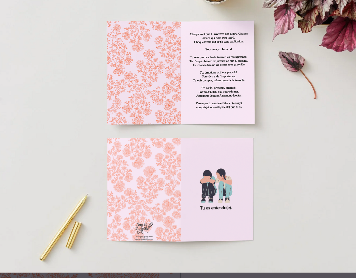 Carte de soutien en santé mentale