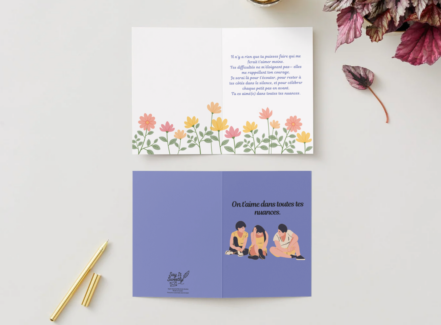 Carte de soutien en santé mentale