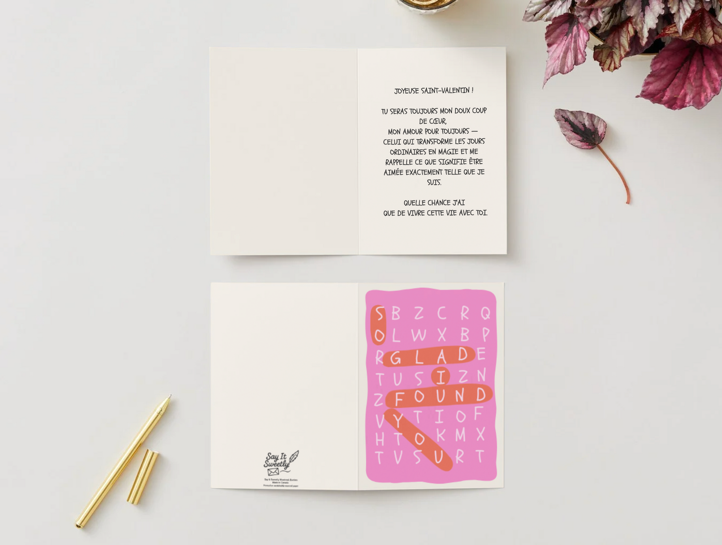 Joyeuse Saint- Valentin